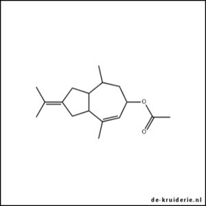 Vetiverylacetat-Molekül