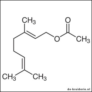 Geranyl Acetate Molecule