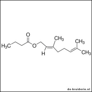 Geranyl Butyrate Molecule