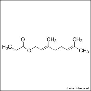 Geranyl Propionate Molecule