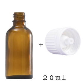 20 ml Flasche mit Tropfverschluss