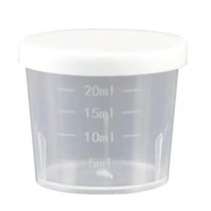 measuring cup with lid 20 ml
